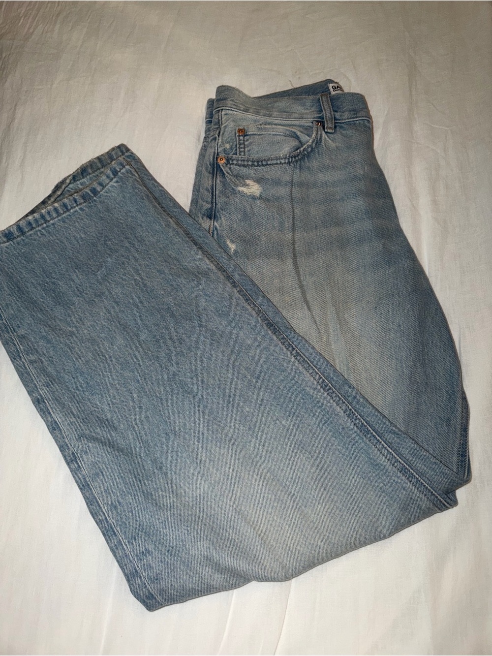 Garage Light Blue Wide-Leg Women’s Jeans